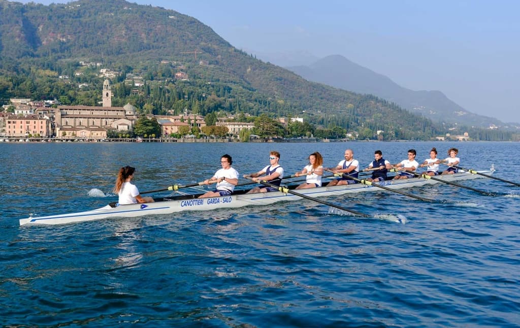Rudern auf dem Gardasee