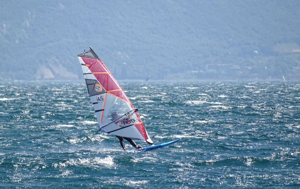 Windsurfen auf dem Gardasee
